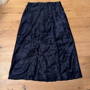 Babaton Silk Slip Skirt